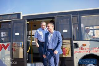 Нові автобуси – на маршрутах Кам’янського